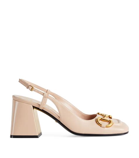 gucci leather slingback pumps|Pumps for Women .